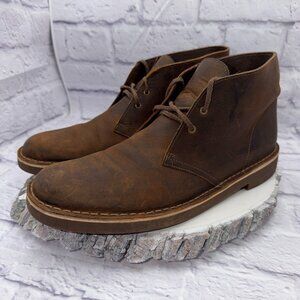 Clarks | Shoes | Mens Clarks Bushacre 2 Leather Chukka Boots  display picture 2